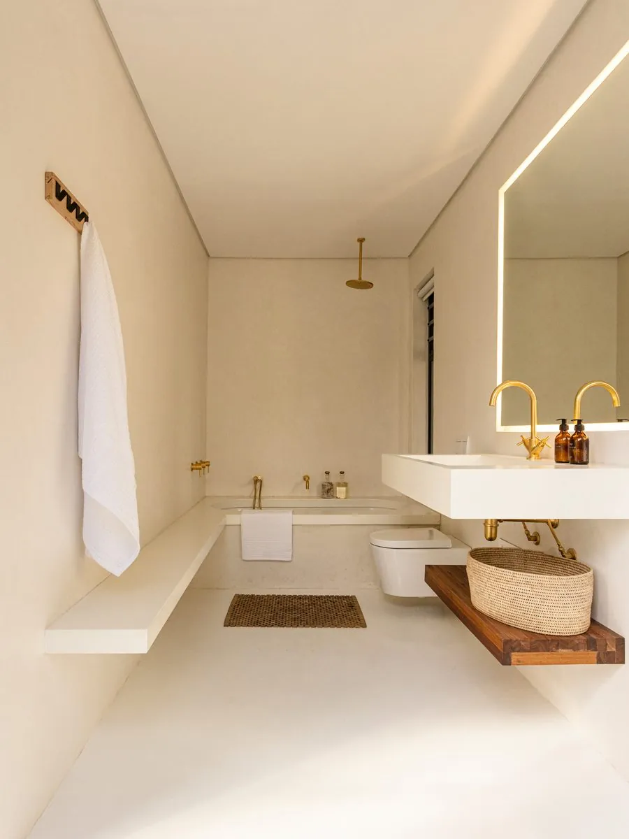 The guest bathroom