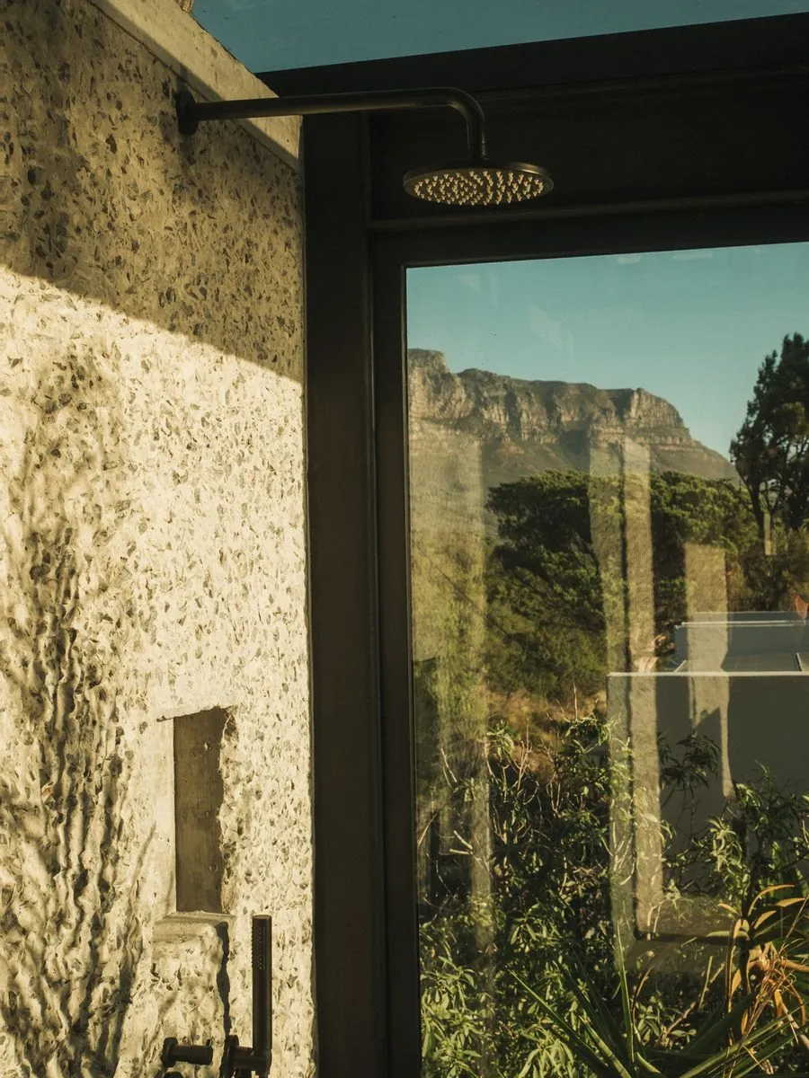 The outdoor shower