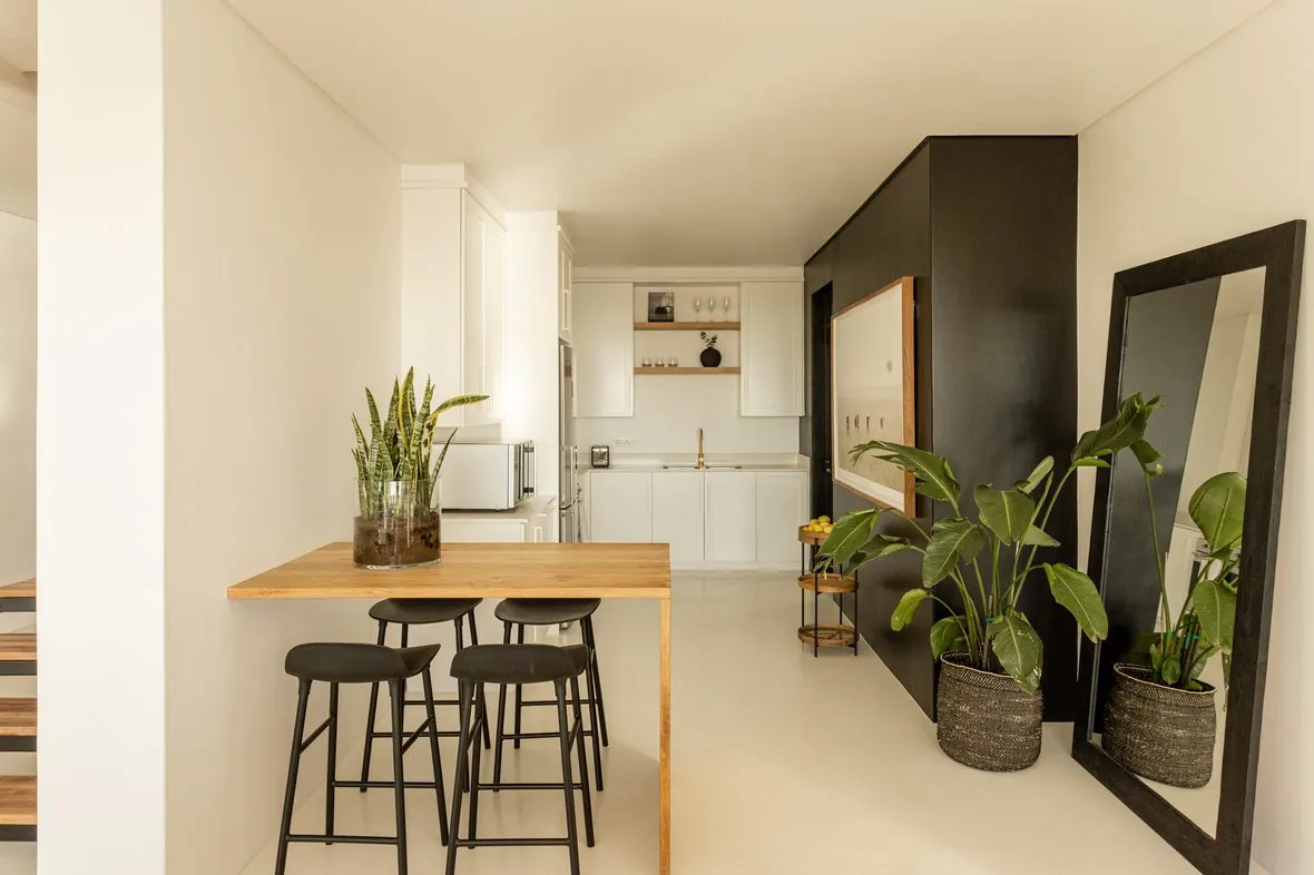 The guest kitchen