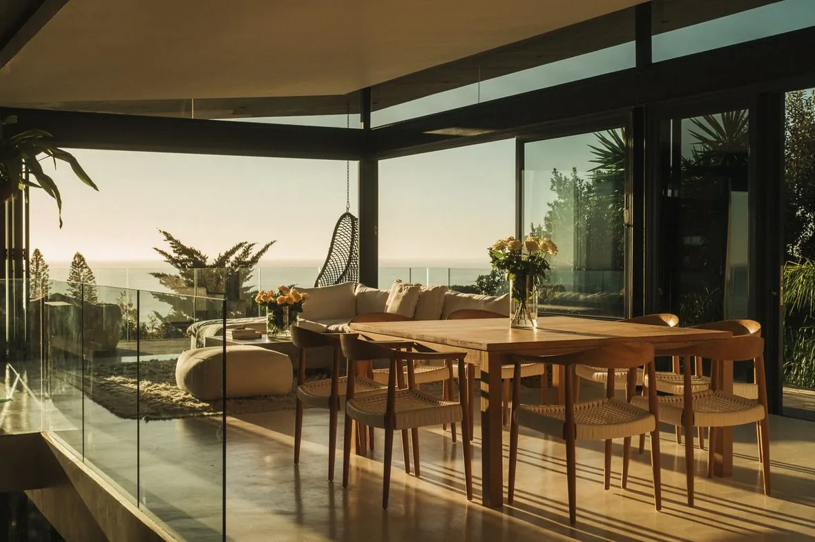 The dining table
