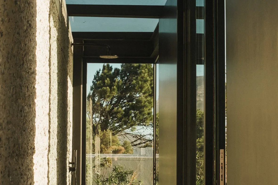 Steel, glass and oak
