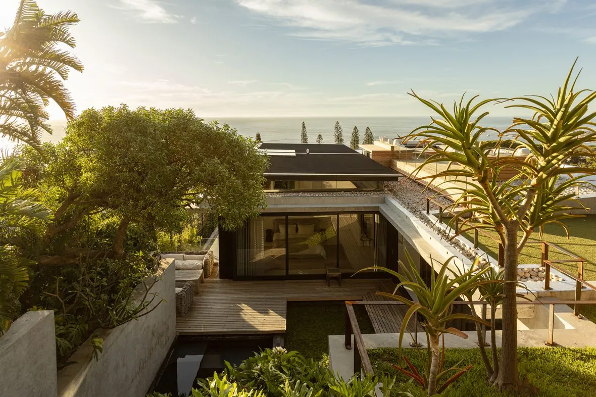 The terrace pool
