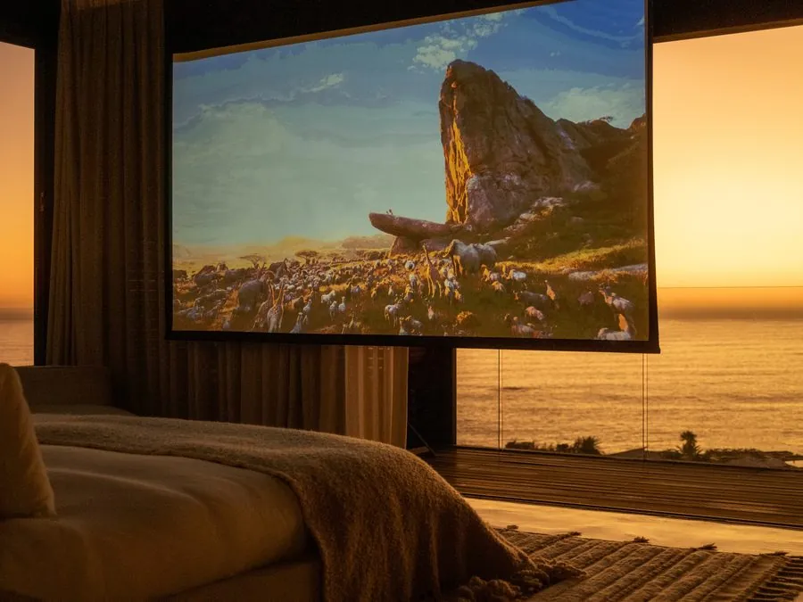 Movies in bed