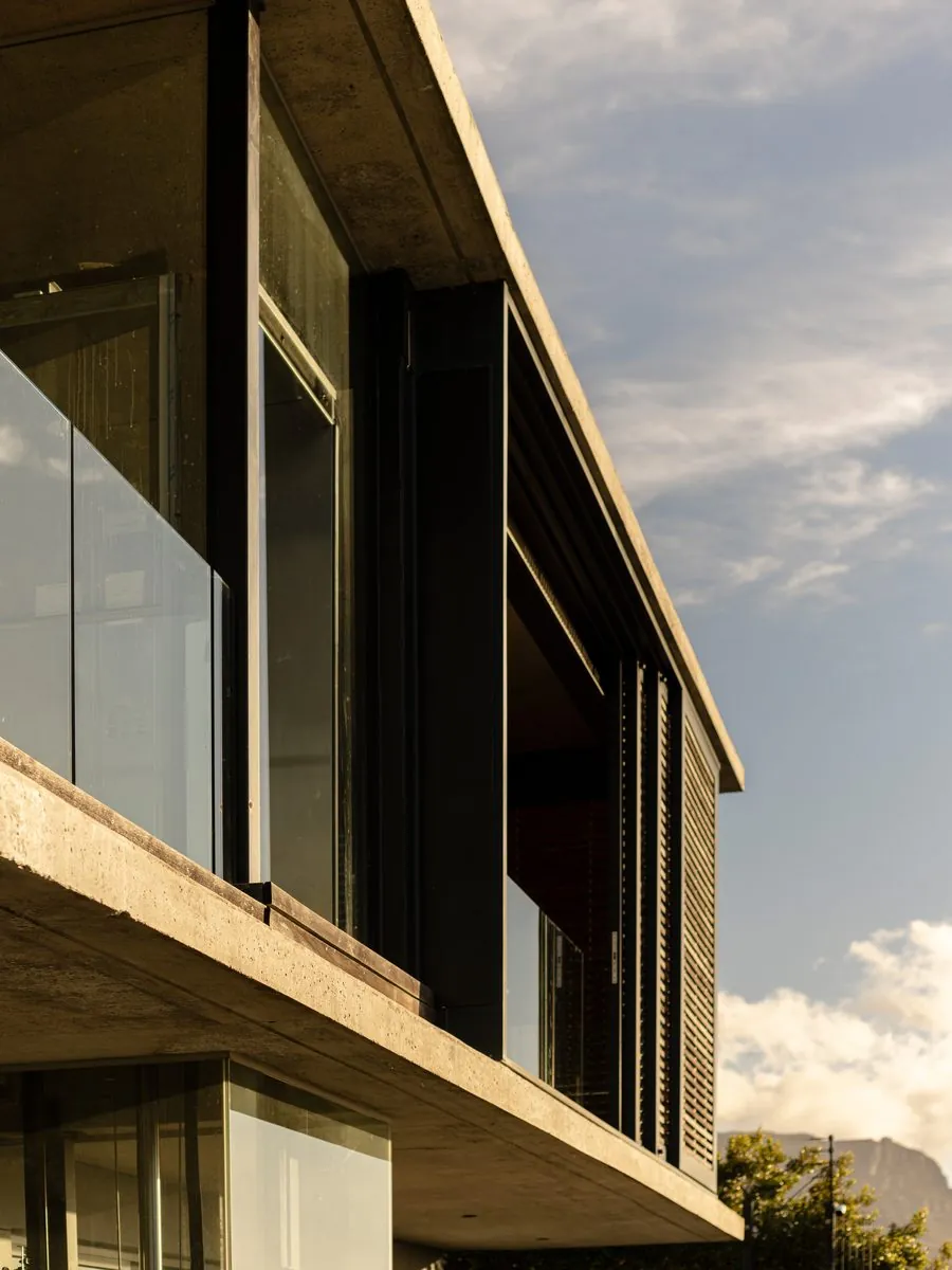 The house against the sky